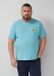 s.Oliver T-shirt en jersey lourd avec artwork college pour hommes en turquoise