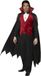 Smiffy's 70s Disco Fever Vampire Costume for Men - Black/Red - Size M