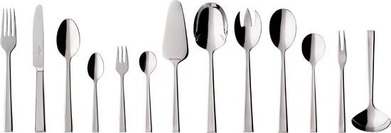 Villeroy & Boch Victor Bestekset - 68-delig - RVS - 12 Personen - Vaatwasserbestendig