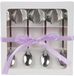 Decoris Theelepelset 4-delig RVS 15cm zilver