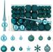vidaXL Set de boules de Noël - 111 pièces - Vert - 6 cm - Polystyrène