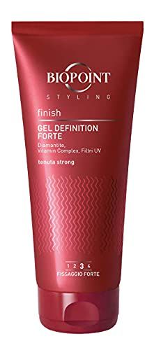 Biopoint Styling Haargel definitie met sterke fixatie zonder resten, versterkende en verhelderende werking, Dona hydratatie en extreme definitie, 200 ml