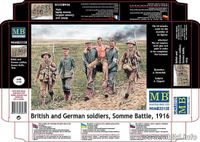 Master Box Modelbouwpakket Militaire voertuigen - MB35158 British - German Soldiers, Somme Battle, 1916 Plastic - 1:35 - Modelbouw