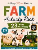 Farm Activity Book for Kids Ages 4–7