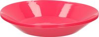 Hega Hogar Assiettes creuses - Rose - Plastique - 21 cm - 3 Pièces