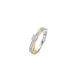 TI SENTO Bague 12374ZY - Argent 925 - Zircone avec plaqué or jaune - Taille 54