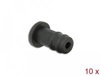Delock 60251 poortklepbeschermers 10 stuk(s) 3,5 mm Zwart