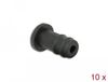 Delock 60251 poortklepbeschermers 10 stuk(s) 3,5 mm Zwart