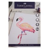 Faber-Castell Creative Studio Acrylverfpad, A4, zuurvrij gegomd papier, 240 g/m², 15 vellen