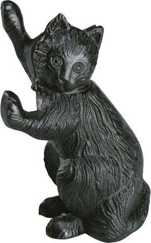 Fallen Fruits Stretching kattendeurstopper - RVS - Gietijzer - 10 cm - 1.22 kg