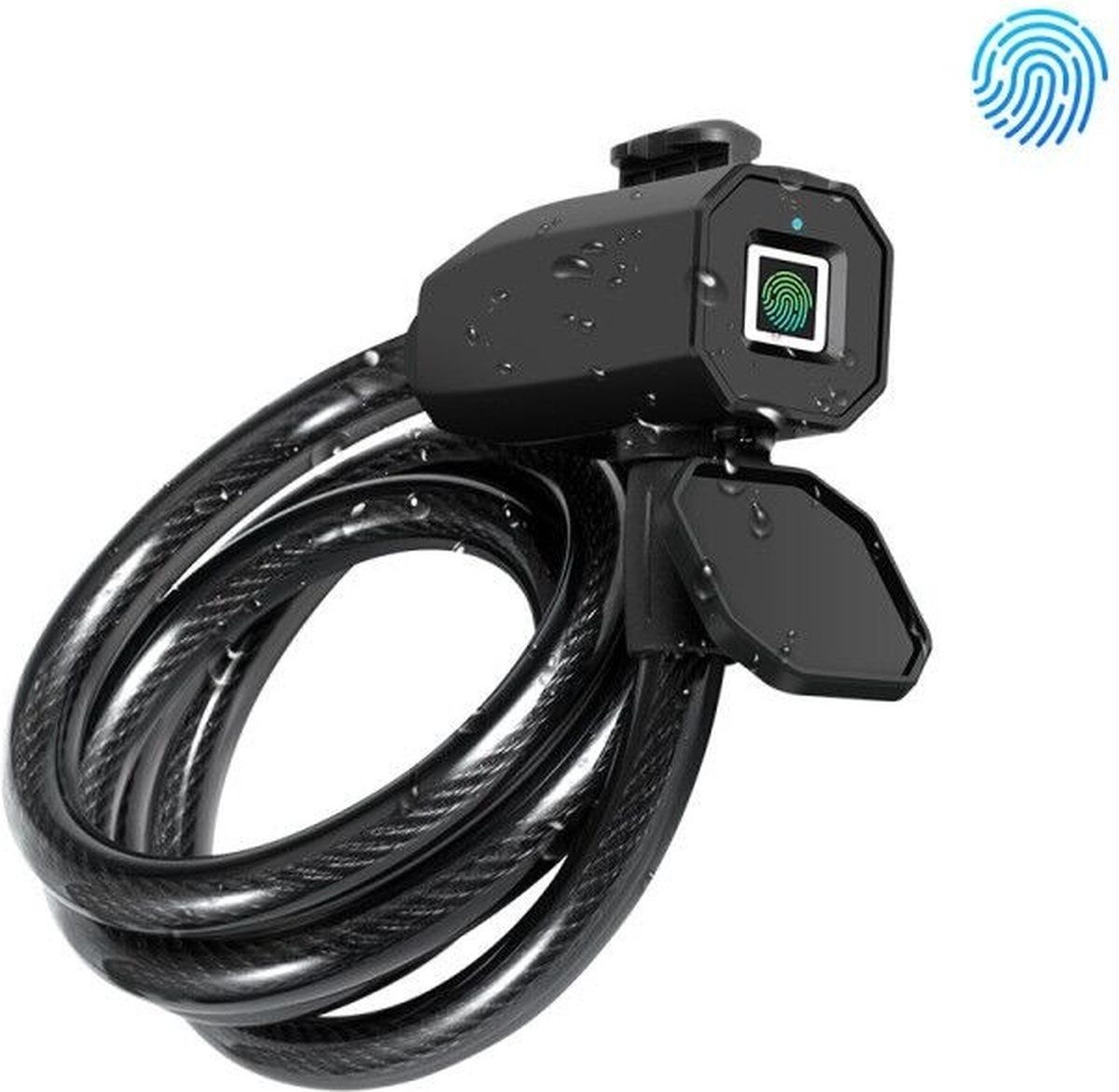 Drphone VS1 - Fietsslot Met Vingerscan - Zwart