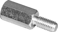 PB Fastener S45530X45 Afstandsbouten (l) 45 mm M3 x 7 M3 x 6 Staal Verzinkt 10 stuk(s)