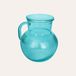 KEYHOMESTORE Pichet de table en verre recyclé bleu, H. 20 cm