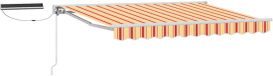 vidaXL Parasol électrique solaire 3,5 x 2,5 m Jaune