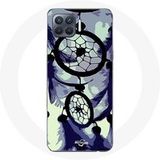Maniacase Hoesje voor Oppo A93 5G Dromenvanger paars grijs en zwart Maniacase