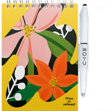 MOYU Uitwisbaar Schrijfblok A6 - Flower Vibes - Hardcover