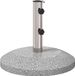 vidaXL Parasolvoet voor stokken van 40-50 mm, 26,45 kg, grijs, graniet en RVS