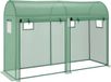 Outsunny Folietunnel Kas 300x100x200cm Groen