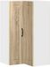 vidaXL Wandhoekkast LUCCA Sonoma Eiken 57 x 57 x 100 cm Bewerkt hout