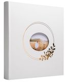 Exacompta Fotoalbum Boek Ringflower Wit 300 Foto's 60 Pagina's 29x32 cm