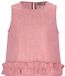 Like FLO Chloe Top With Ruffle Meisjes - Shirt - Roze - Maat 104