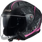 LS2 OF603 Infinity II Lotus Mat Roze Jethelm