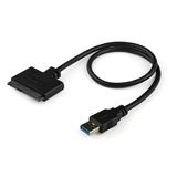 StarTech.com câble SATA vers USB avec UASP - Noir
