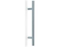 Poignée de porte inox - PH90 - Ø25mm / 500mm- Pièce - Fixation cachée