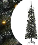 vidaXL Kunstkerstboom met 150 LED Groen 150 cm PVC en Plastic en Staal