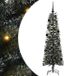 vidaXL Kunstkerstboom met 150 LED Groen 150 cm PVC en Plastic en Staal