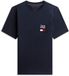 Tommy Hilfiger Homme T-shirt Coton Manches Courtes Taille L Bleu