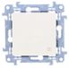 Simon Prise CW7.01/11, plastique, blanc, IP20, IP44, 250 V, 10 A, 77 mm