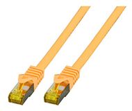 EFB-Elektronik RJ45 Patchkabel S/FTP, Cat.6A, LSZH, Cat.7, 5m, geel