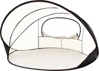 Deryan Luxe Pop Up Strandtent XXL - Crème - Anti-UV 50+ - 155 x 133 x 95 cm