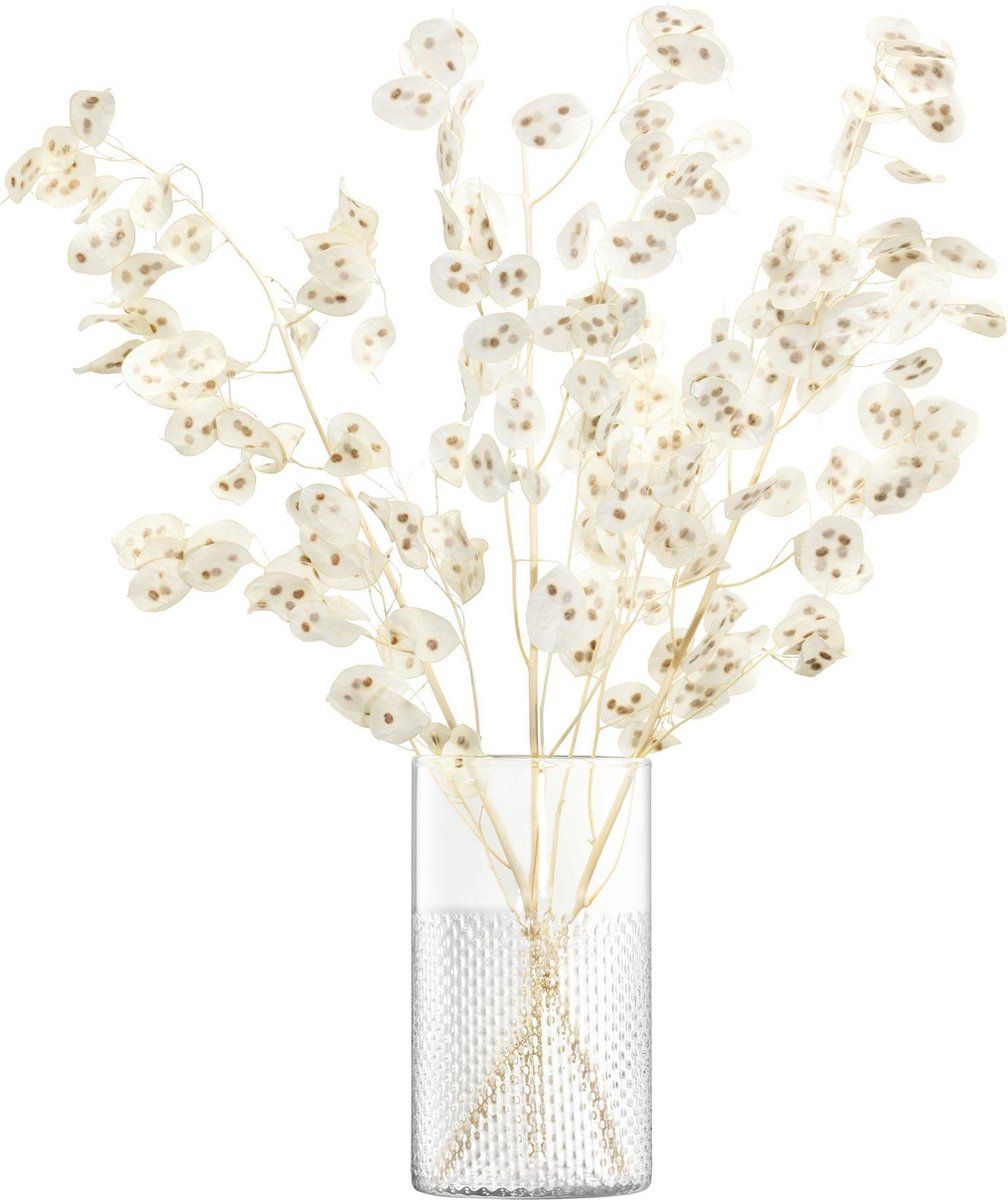 LSA International Lantaarn of Vaas - Wicker - Transparant - 25,9 cm