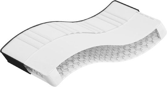vidaXL Binnenveringmatras middelhard 70x200 cm