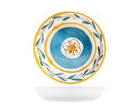 Royal Norfolk Tropea Set van 12 porseleinen borden, 21 cm, kleur, zomerplank
