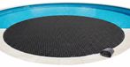 Mucola Couverture de piscine Couverture solaire Chauffage de piscine Chauffage solaire Couverture thermique pour piscines hors sol piscines à parois d'acier - Noir Ø 457cm