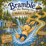 Bramble The Bunny Makes a Splash: A Fun Rhyming Water Park Adventure About Bravery, Friendship and Trying New Things, with Hidden Ducks and Interactive Pages