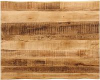 vidaXL Tafelblad met natuurlijke rand 100x80x3,8 cm massief mangohout