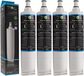 Merkloos Bauknecht 4x Waterfilters voor Bauknecht en Whirlpool Koelkasten