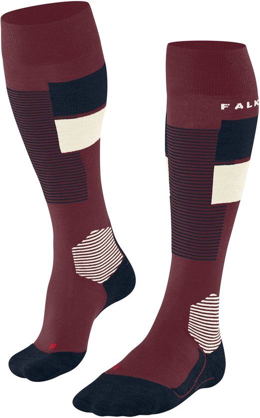 FALKE SK4 Advanced warm dun Wol Functioneel Materiaal skisokken dames rood - maat 35-36
