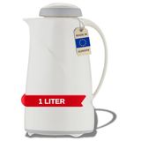 Helios Wave S + kunststof thermoskan draaisluiting wit 1,0 l vaatwasmachinebestendig