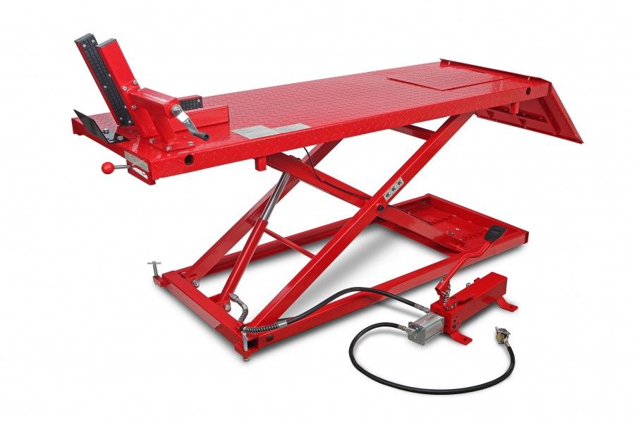 HBM Motorheftafel 700 Kg ROOD