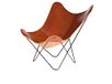 Cuero Design Pampa Mariposa stoel, leer, polo/zwart, 87cm