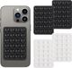 Support de téléphone à ventouse sans marque, 4 pièces, support de voiture en silicone, support de batterie externe, support de sécurité durable (Noir Blanc)