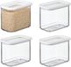 Mepal Modula Voorraadpot 1000 ml Set van 4 Wit