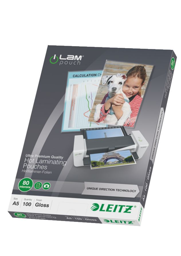 Leitz iLAM UDT - Laminatorzakken - Transparant - 100 stuks