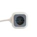 3GO REG4CUBEUSB, 1.4 m, Binnen, Grijs, Wit, 4 AC-uitgang(en)