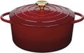 Kuchenprofi Küchenprofi Provence Braadpan - 26 cm - Gietijzer - Rood